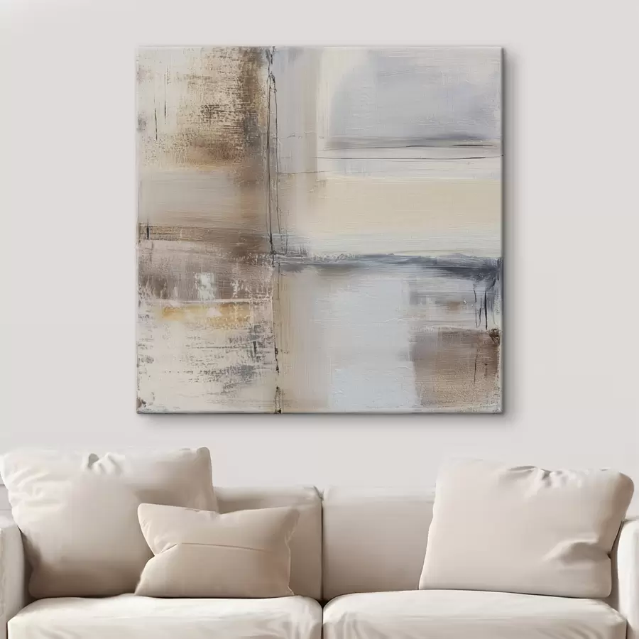 Tablouri abstracție contemporană în tonuri discrete s47122