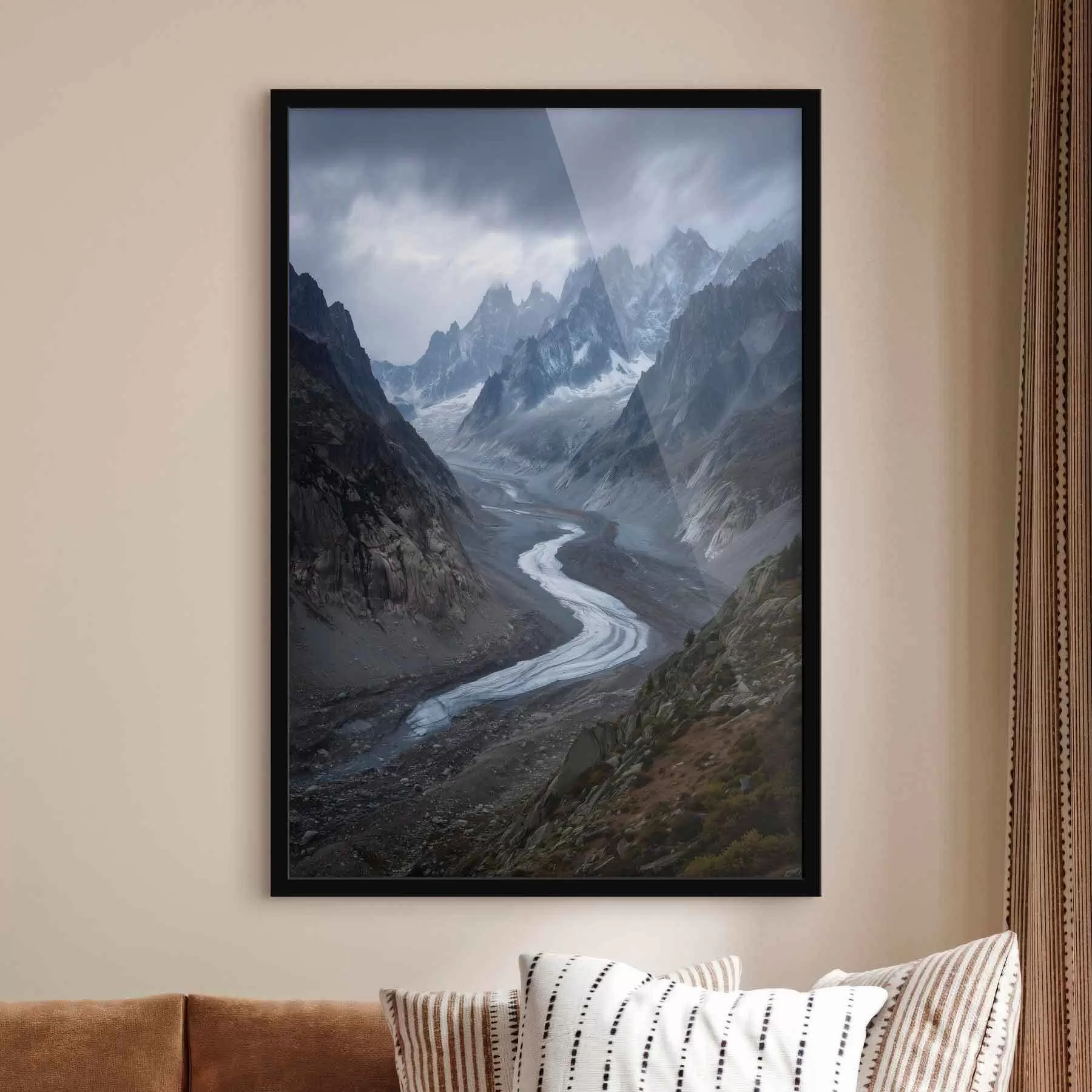 fototapet peisaj montan cu nori f47143