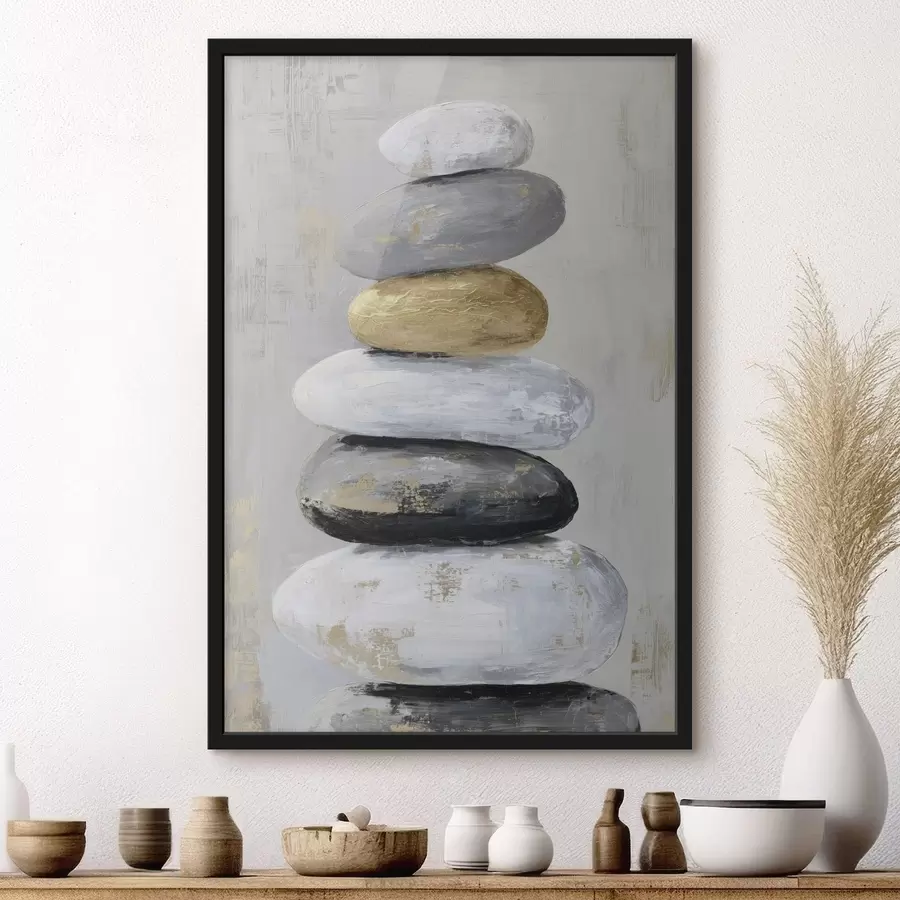 fototapet pietre mari în stilul picturii f47235