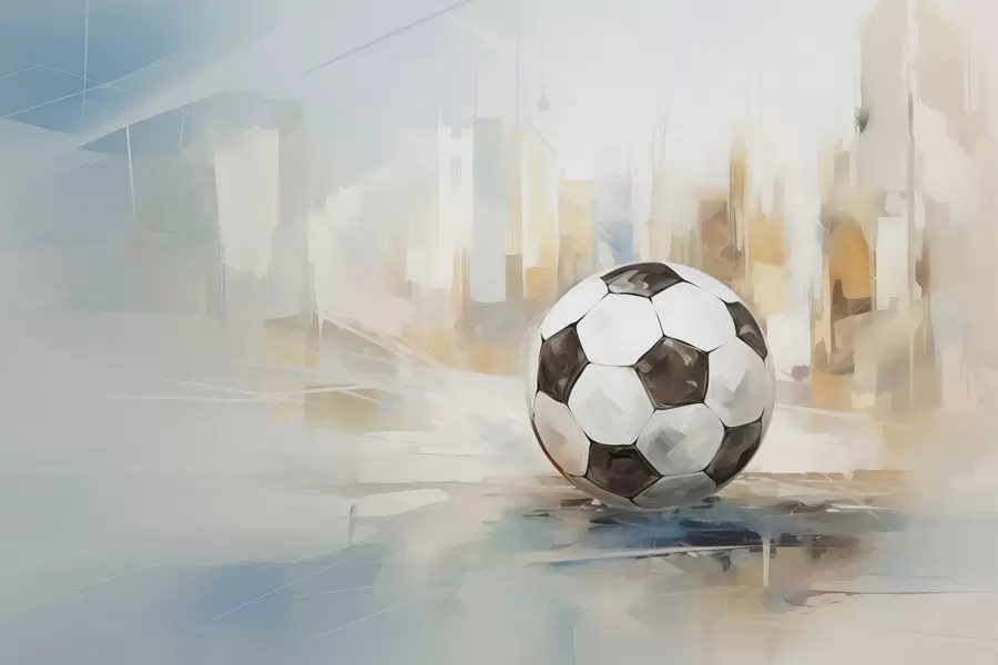fototapet Minge de fotbal w05102
