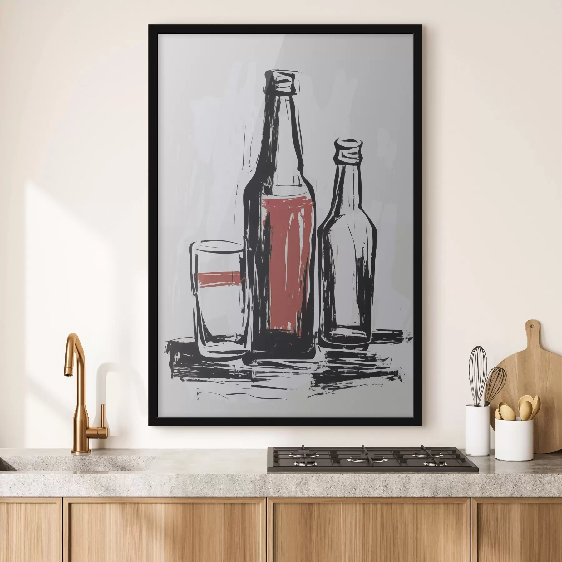 fototapet Sticle și sticlă f47493