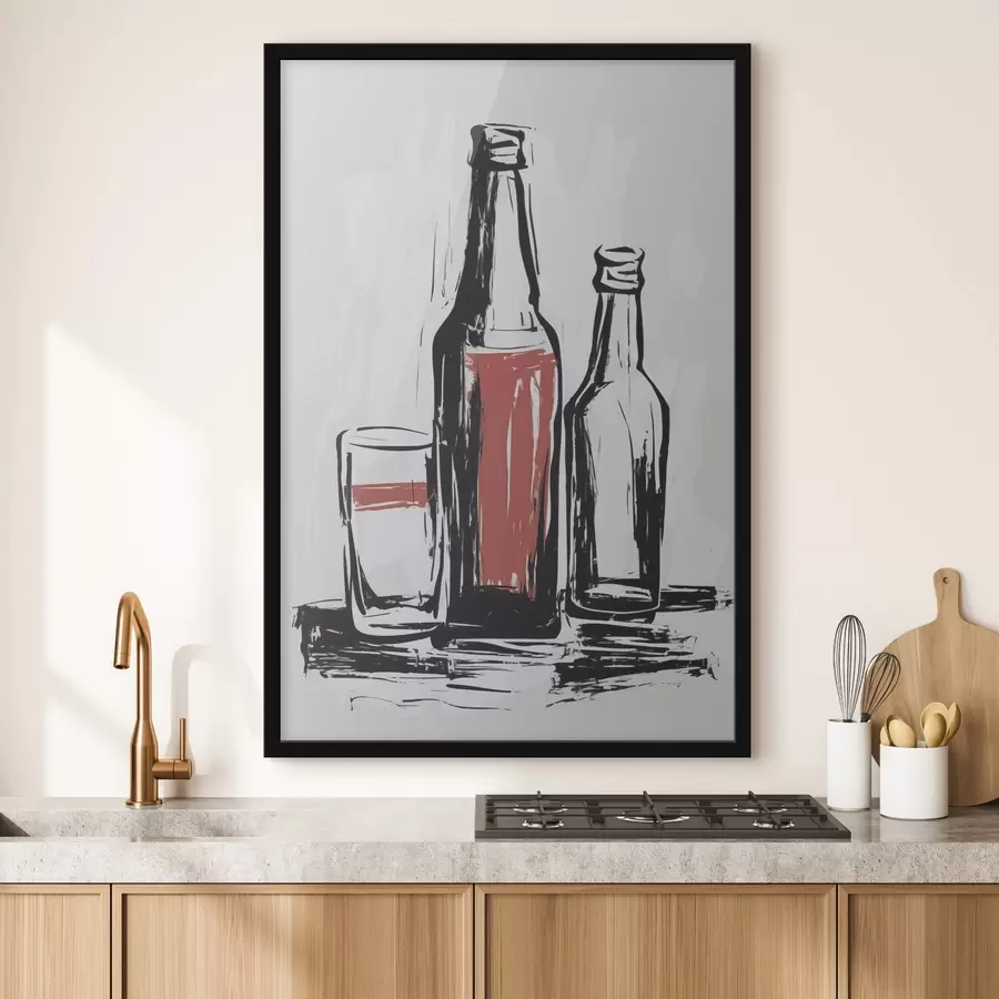 fototapet Sticle și sticlă f47493