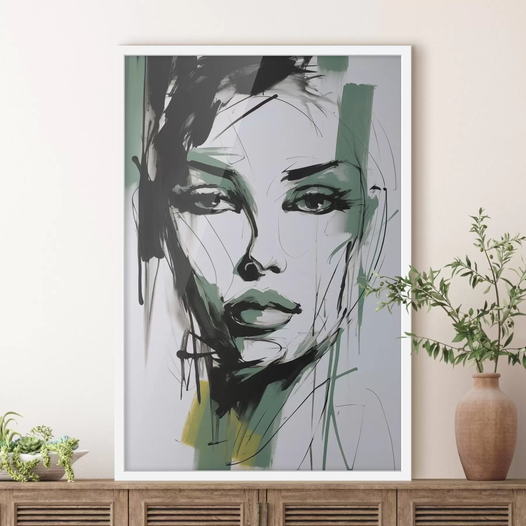 fototapet Portret feminin abstract f47499