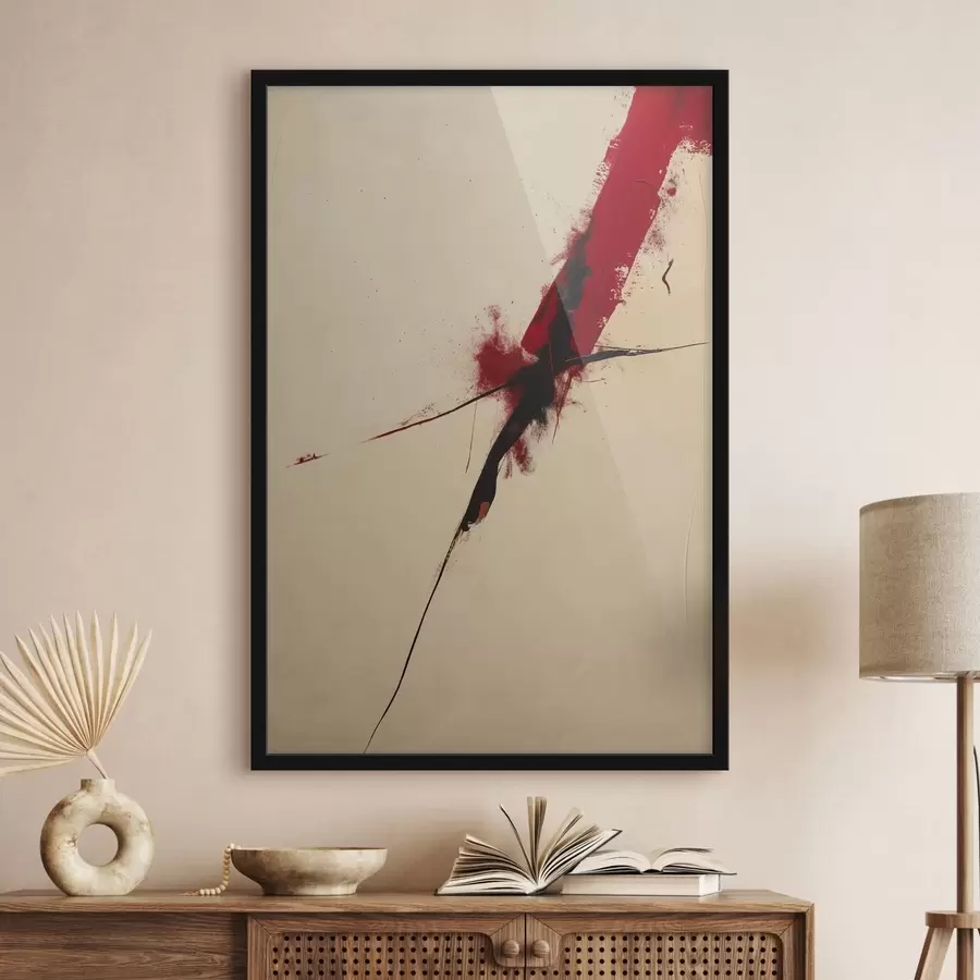 fototapet Accent roșu f47461