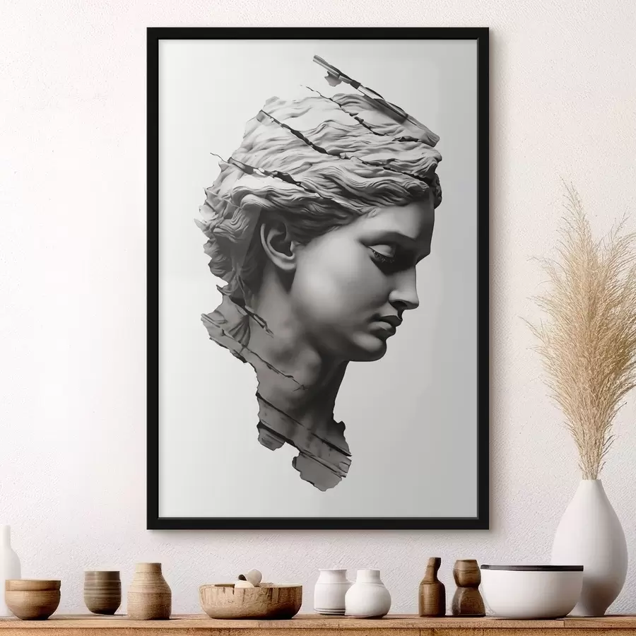 fototapet Profil antic al unei femei f47475