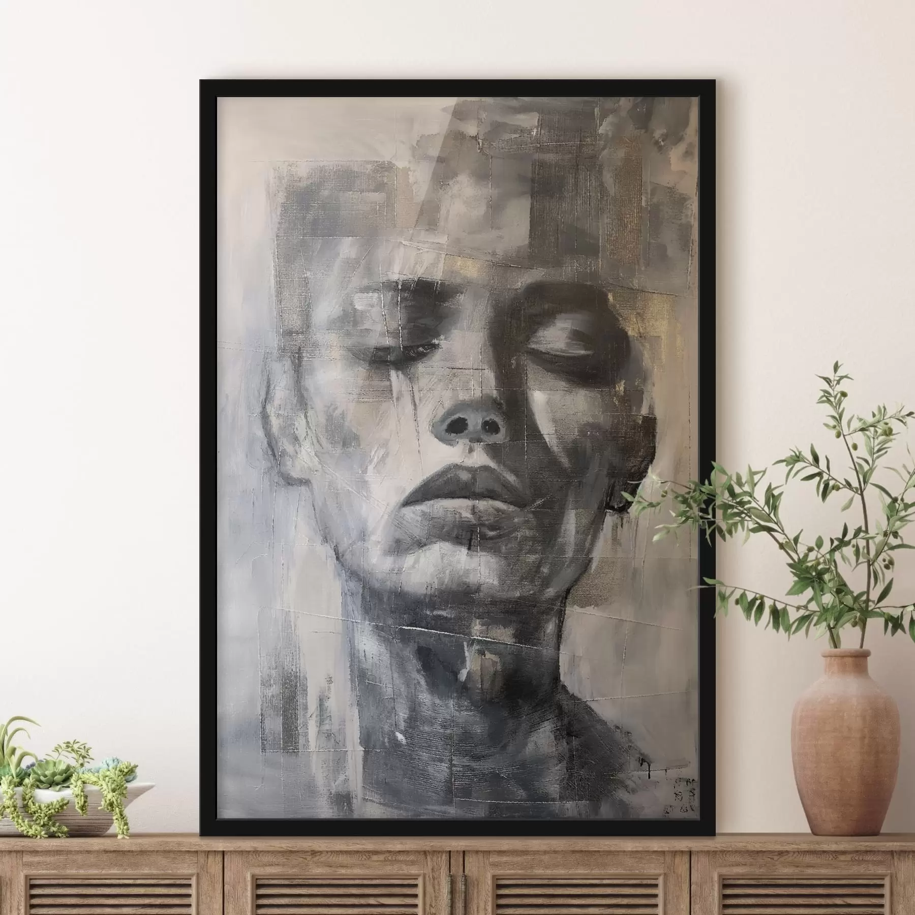 fototapet Portret texturat f47482