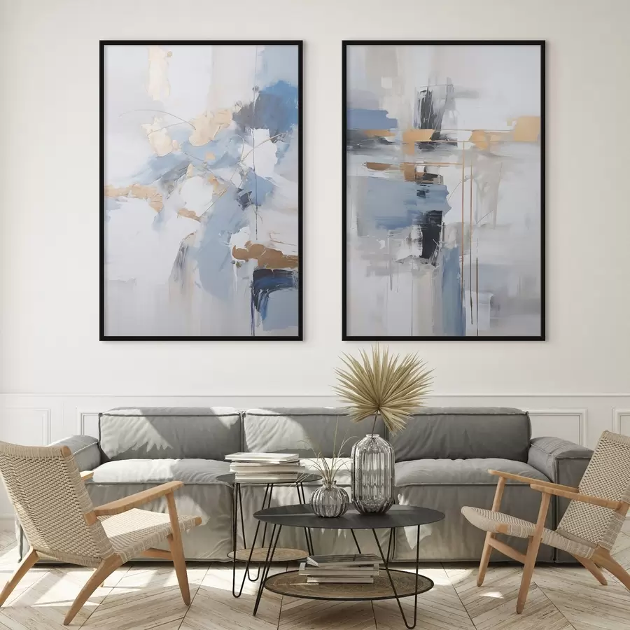 fototapet Abstracția modernă imită pictura d00588