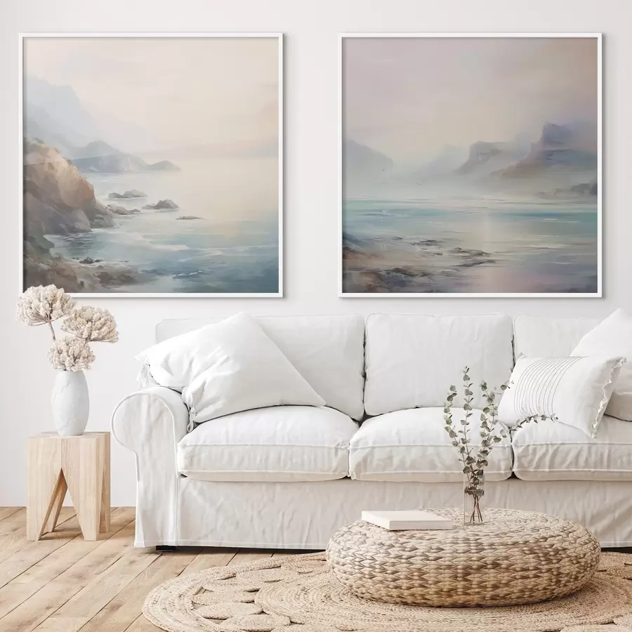 fototapet Pictura de imitație a lacului d00589