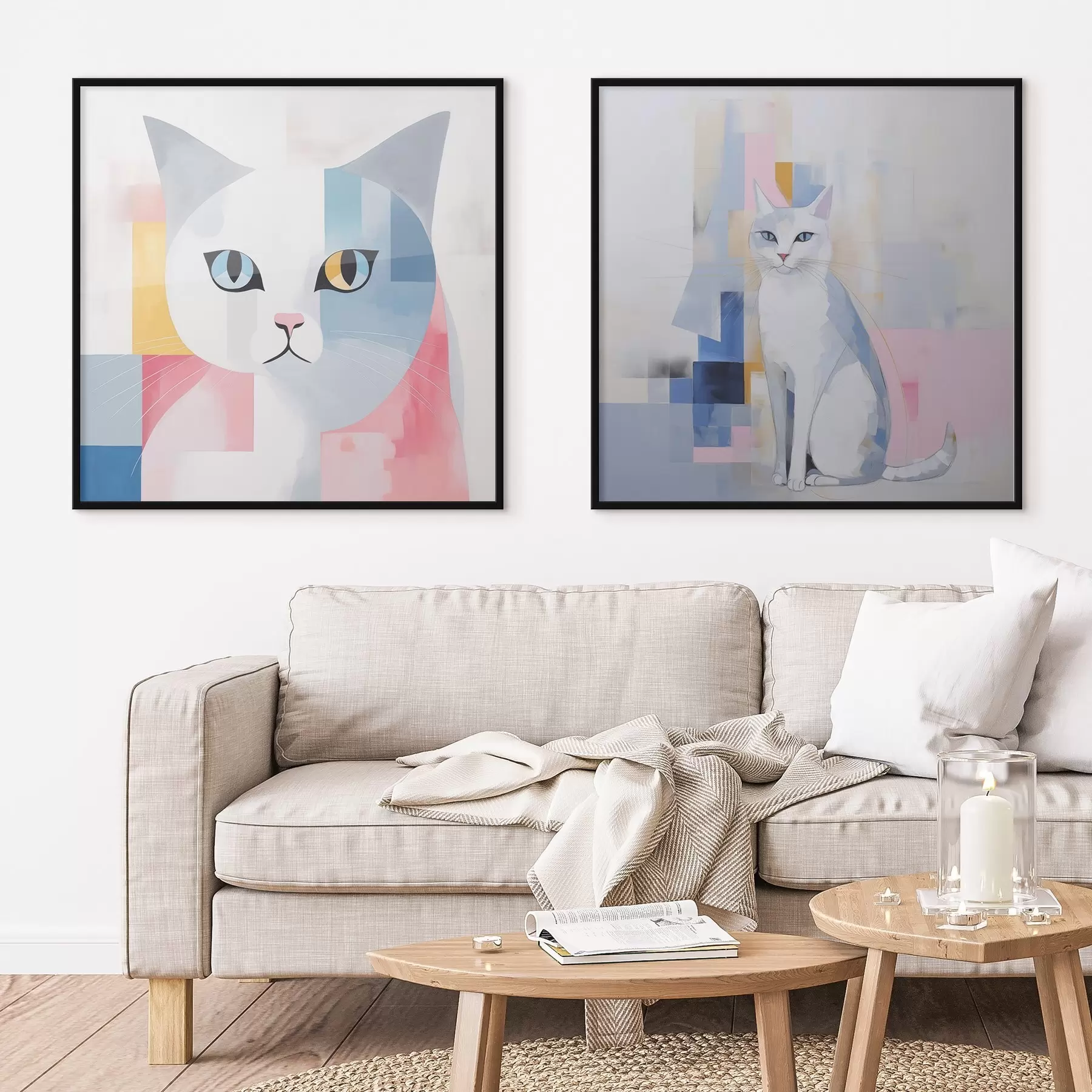 fototapet Pisica abstractă d00592