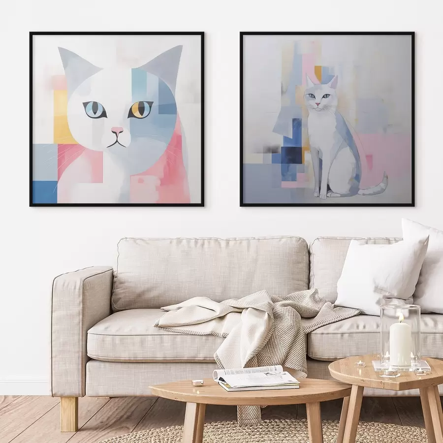 fototapet Pisica abstractă d00592