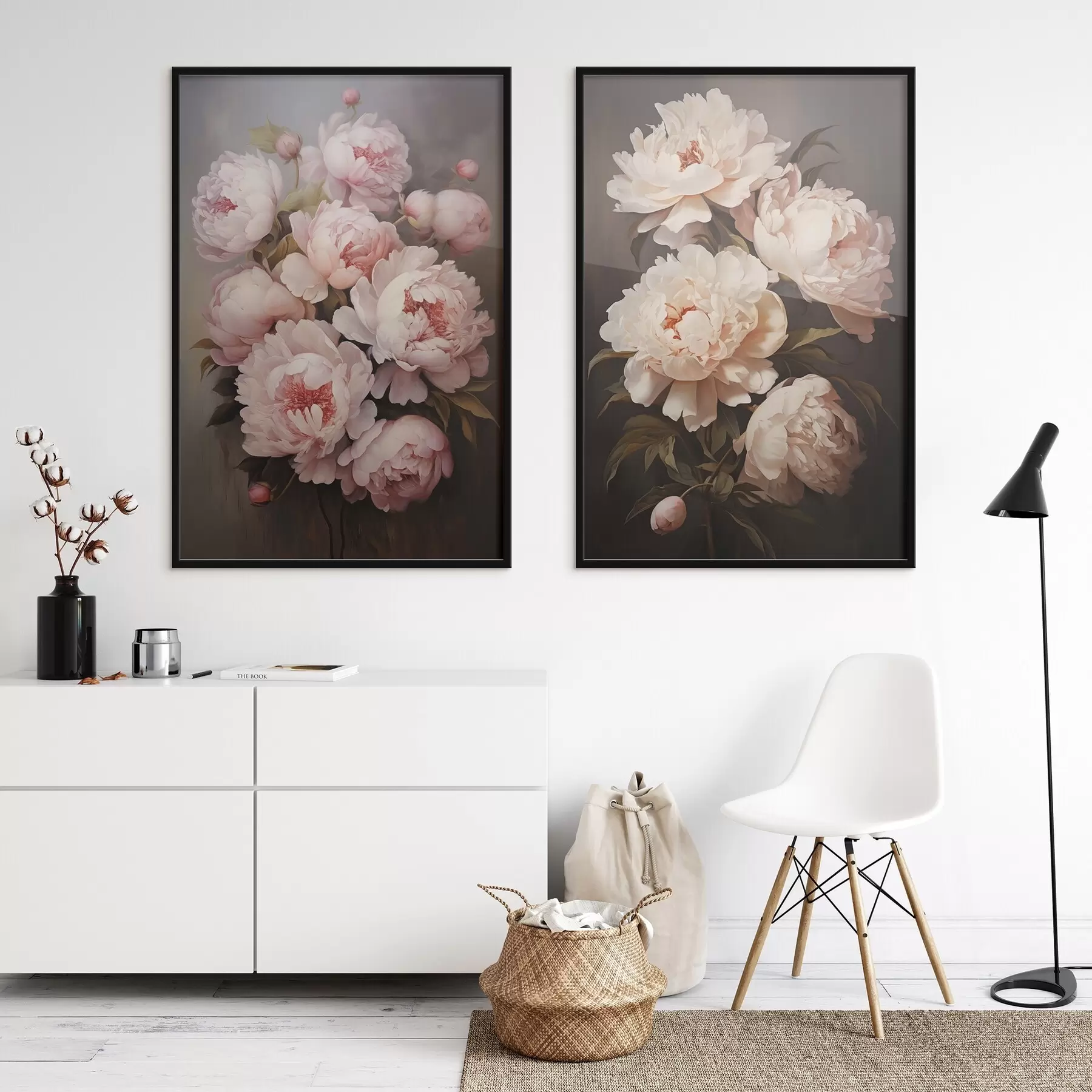 fototapet Bujori delicați d00598