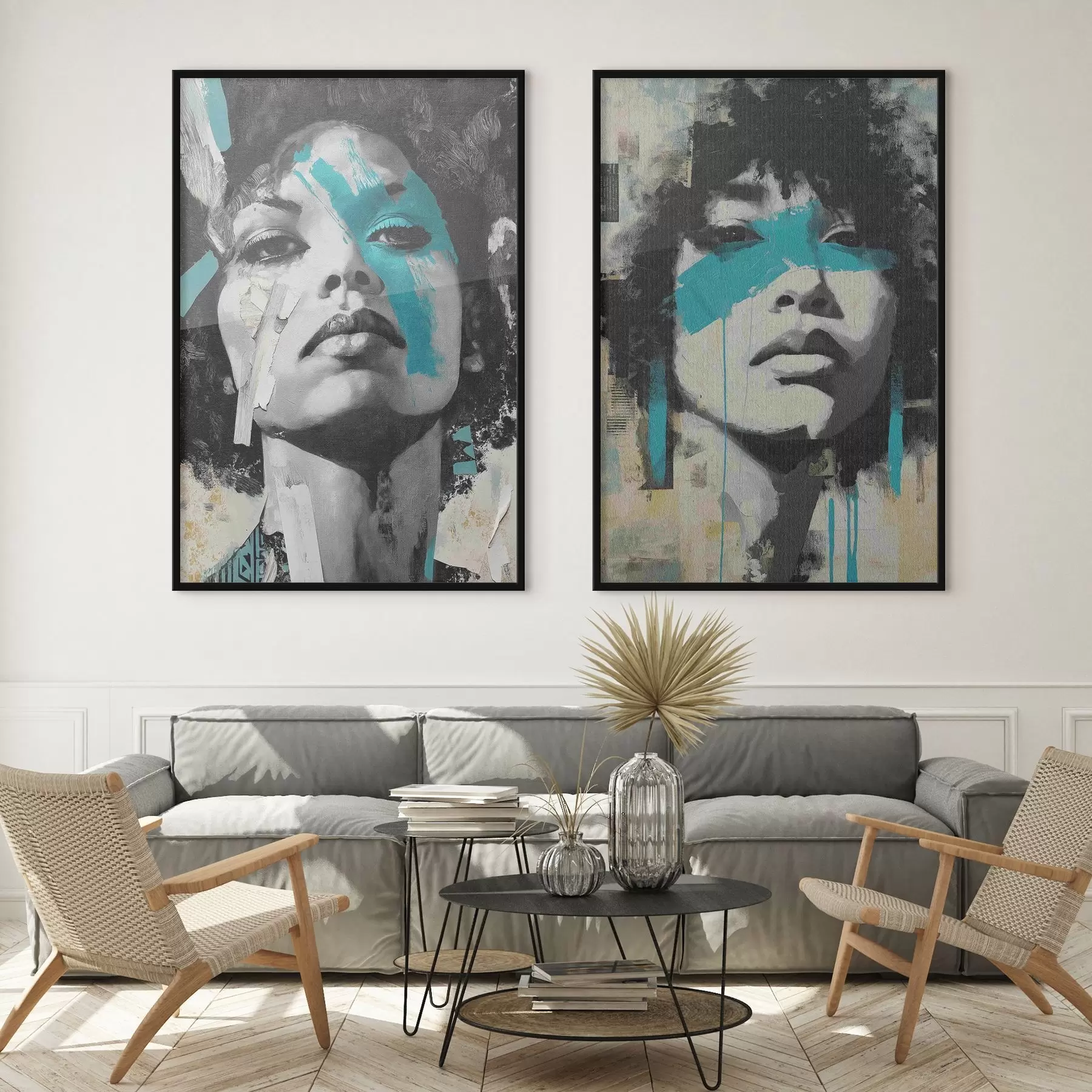 fototapet Față feminină abstractă d00602