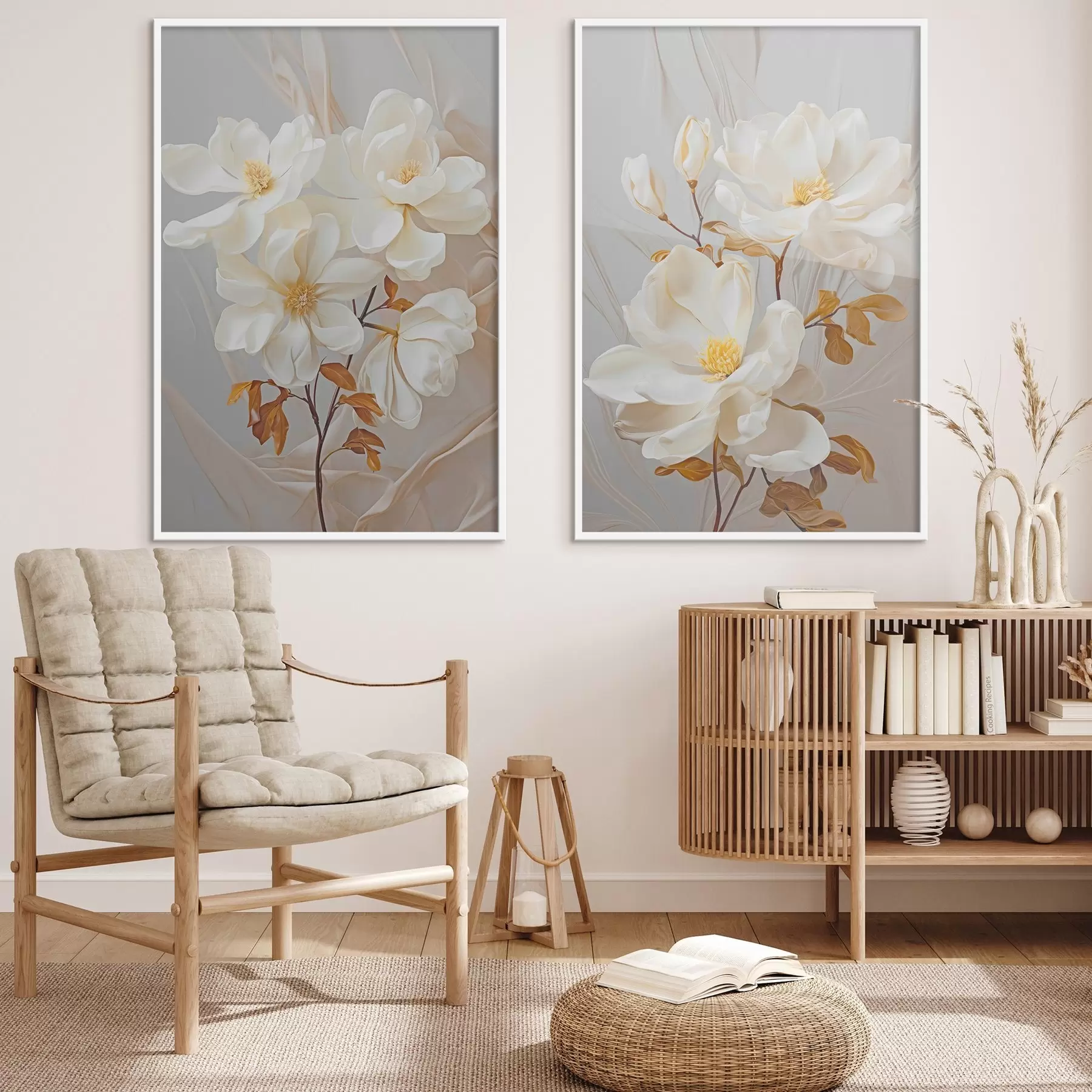 fototapet Delicate flori abstracte d00611