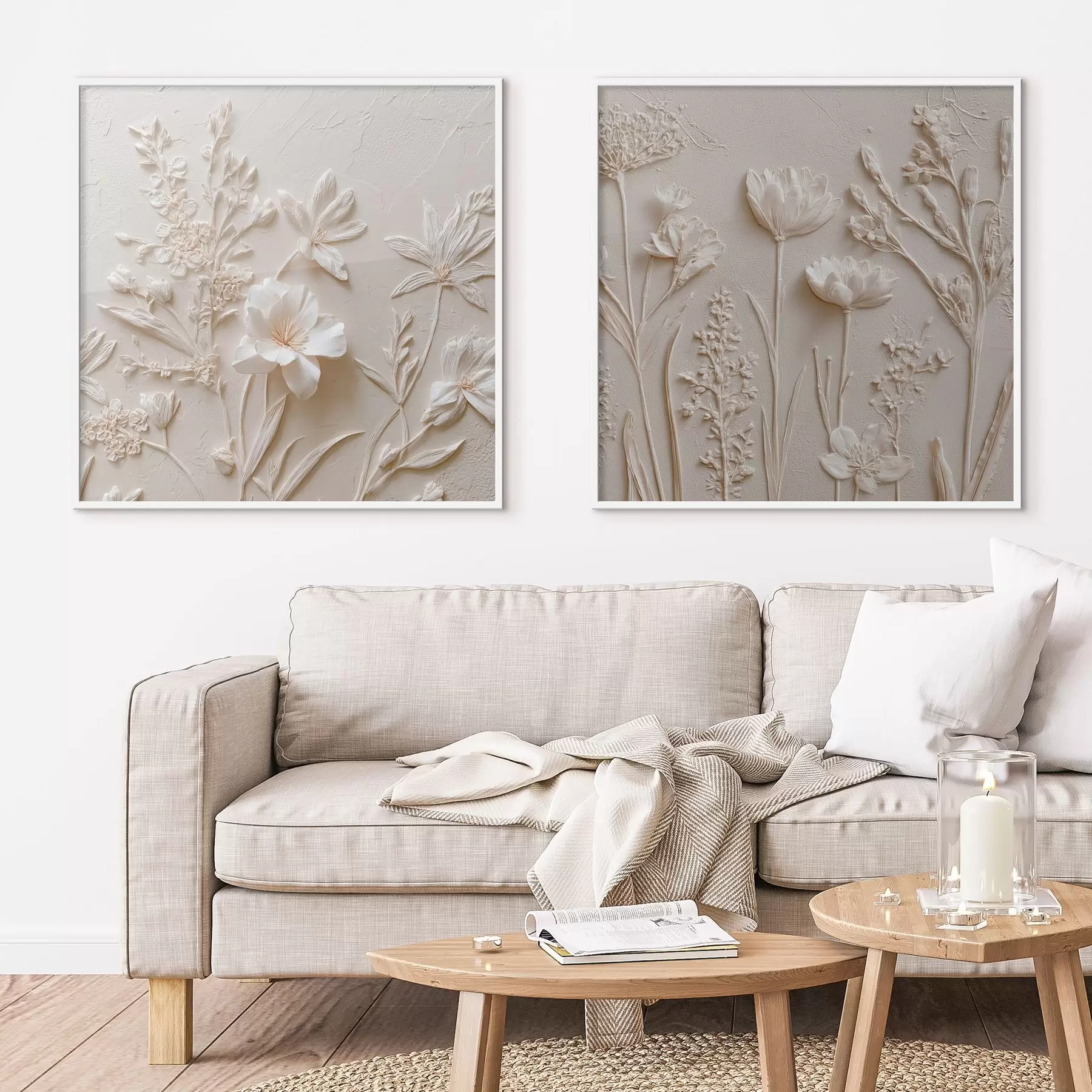 fototapet Textura florală: desen în stil stucco d00642