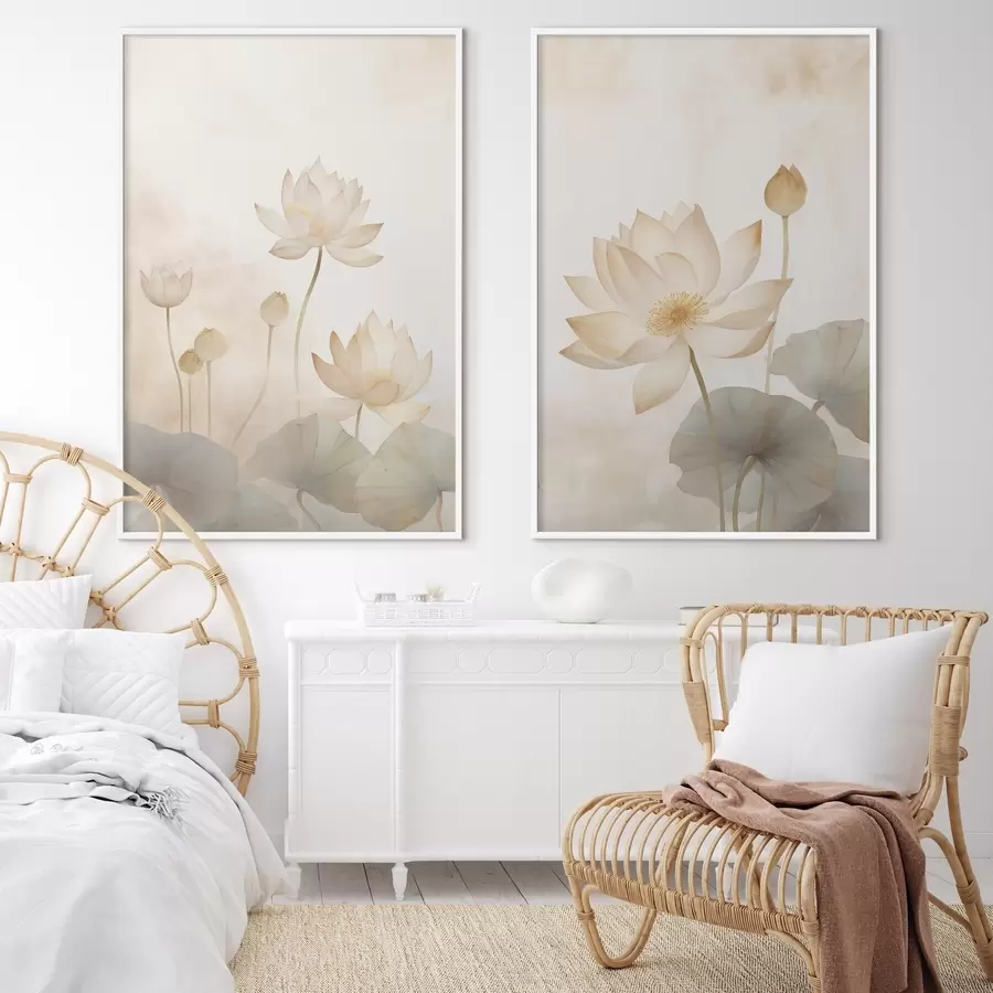 fototapet Flori de Lotus d00668