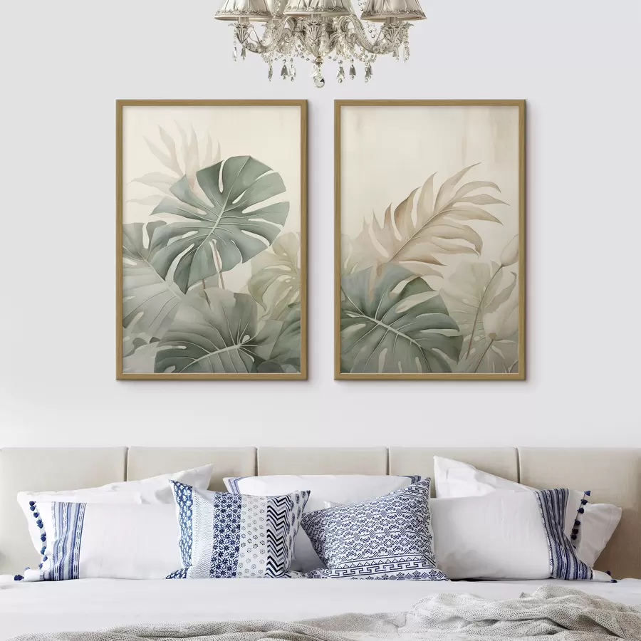 fototapet Frunze tropicale d00670