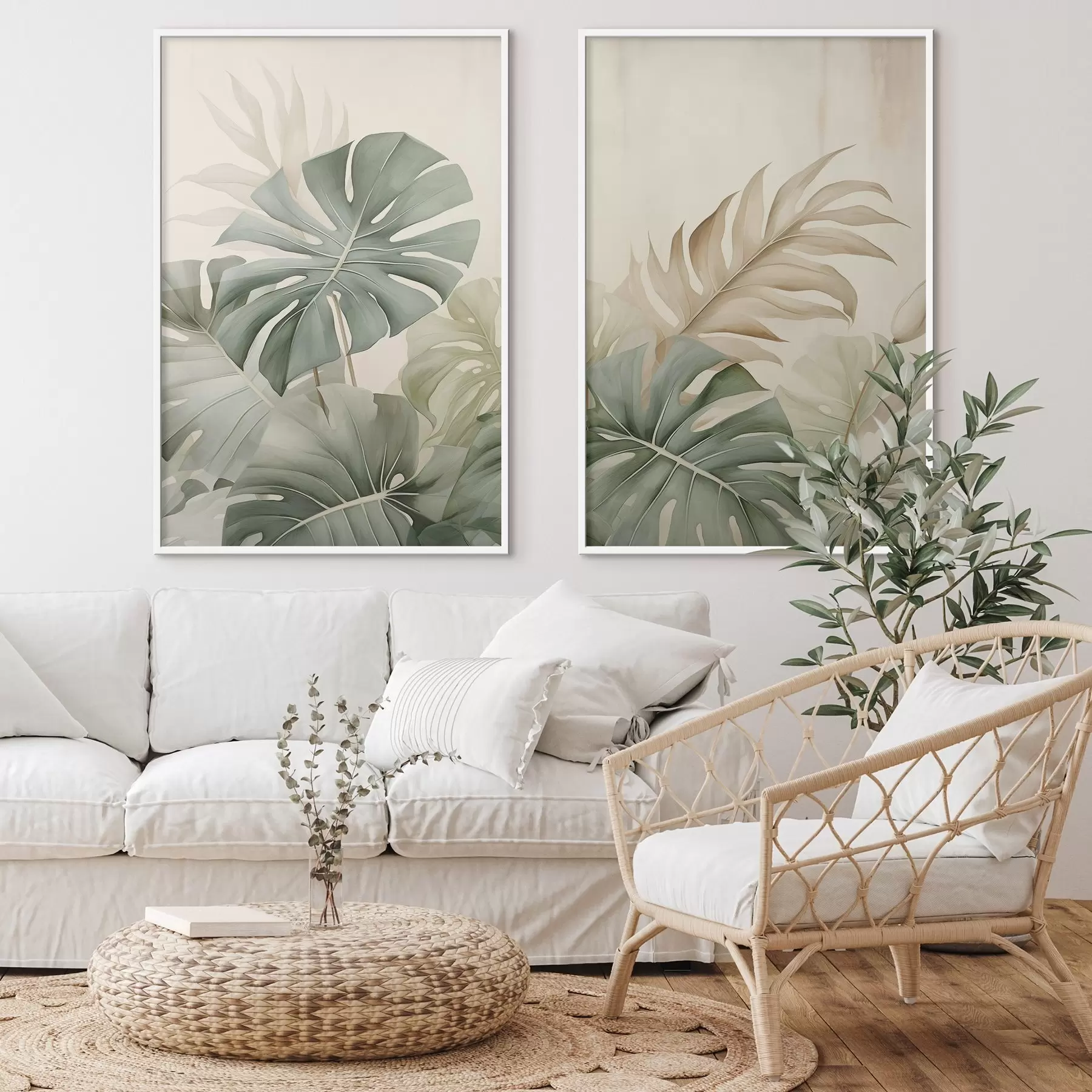 fototapet Frunze tropicale d00670