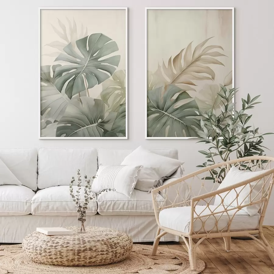 fototapet Frunze tropicale d00670