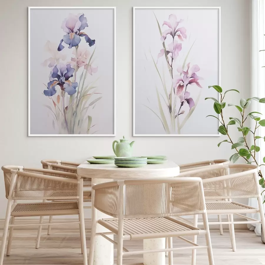 fototapet Irisuri imitație de acuarelă d00724