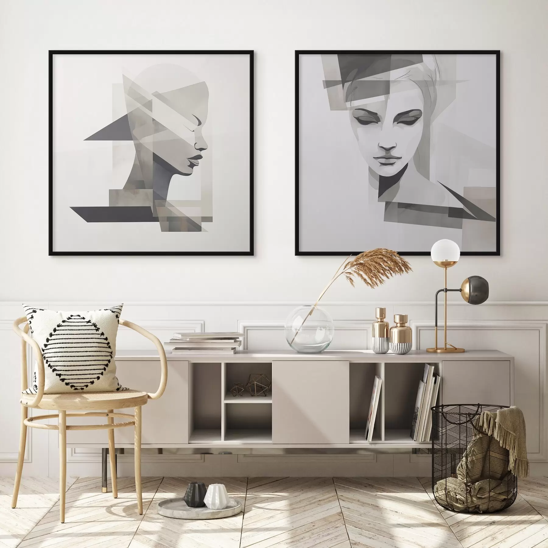 fototapet Portret abstract d00753