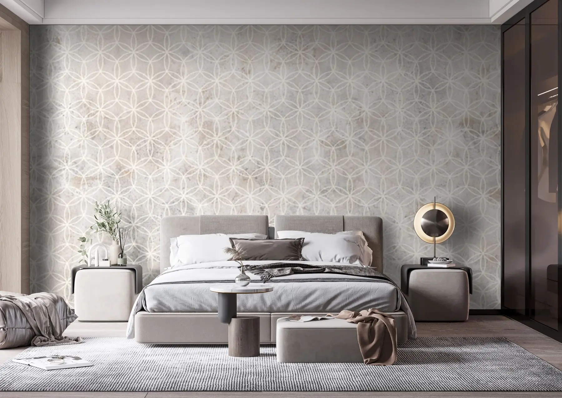 fototapet Mozaic din ciment și beton u71923