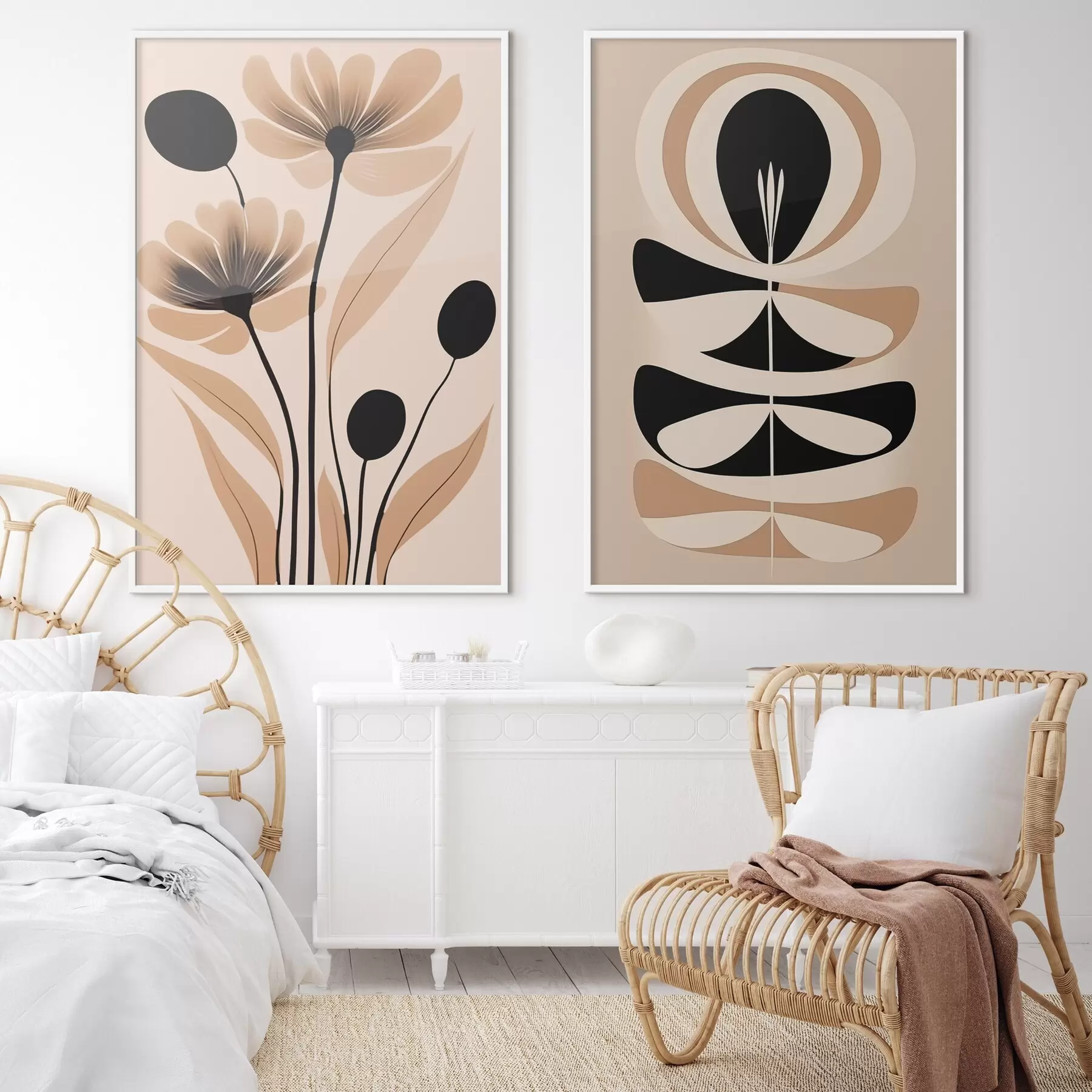 fototapet Flori abstracte d00773