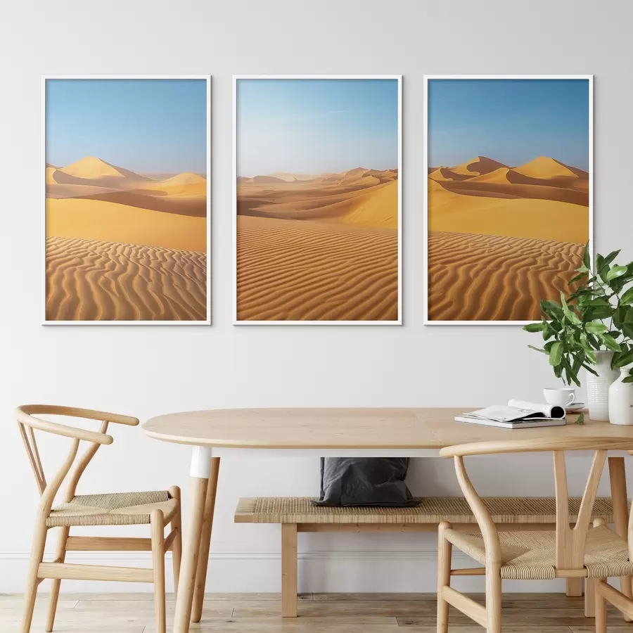 fototapet Cer albastru în deșert d00786