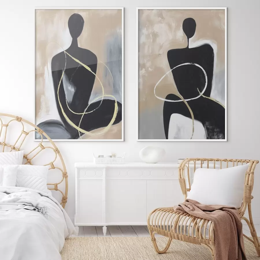 fototapet Siluete abstracte d00719