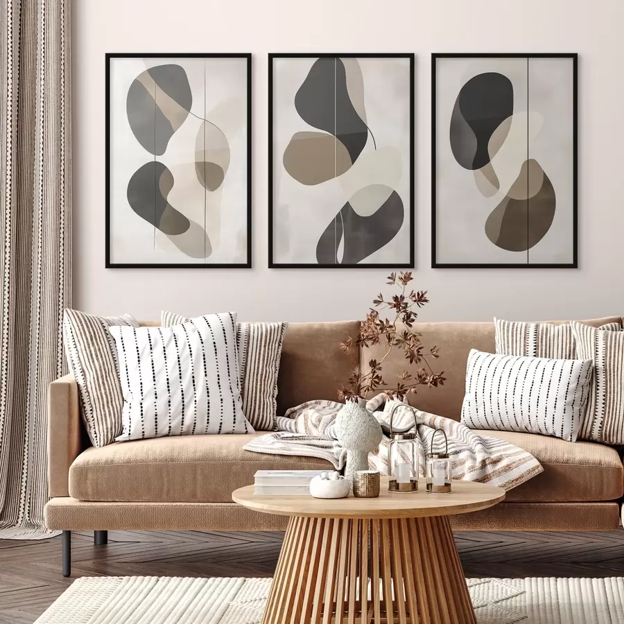 fototapet Forme abstracte plutitoare d00777