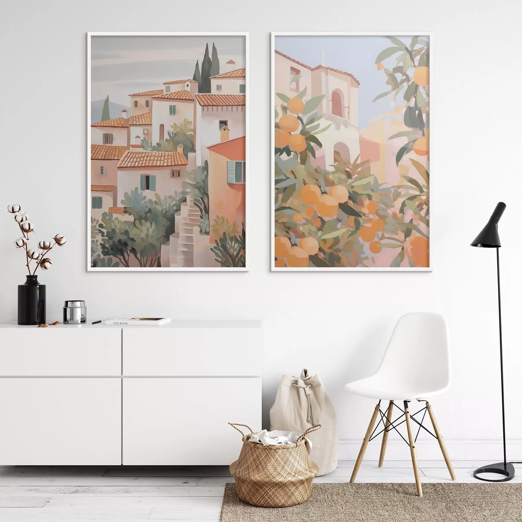 fototapet Case în mijlocul grădinii d00791