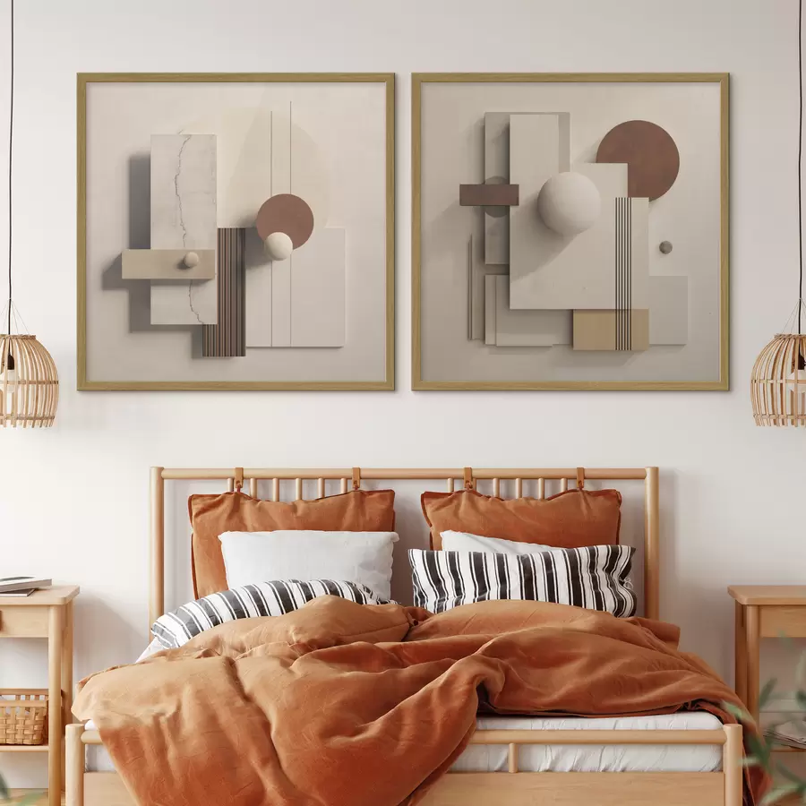 fototapet Geometrie și abstracție în stil minimalist d00743