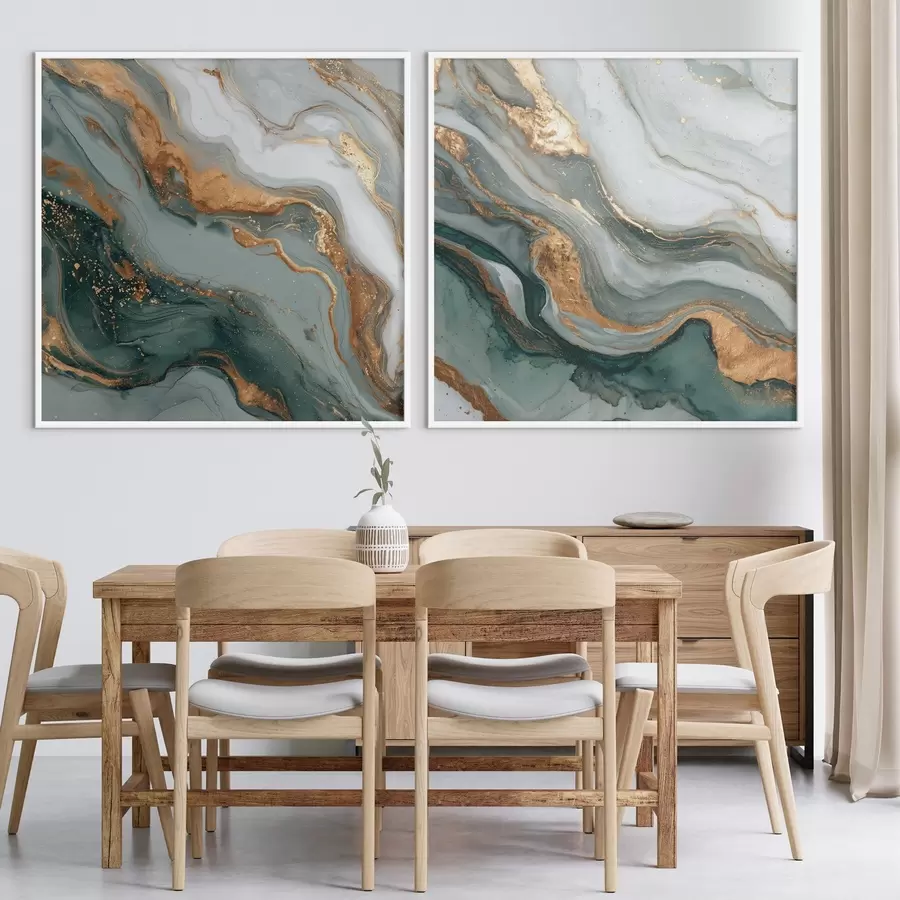 fototapet Textură marmură în tonuri de gri-turcoaz d00744