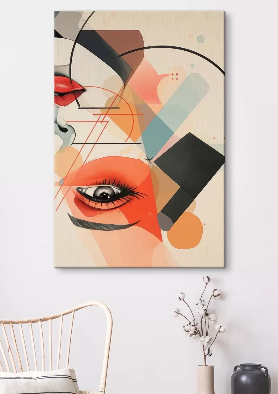 Tablouri Forme faciale și geometrice s47448