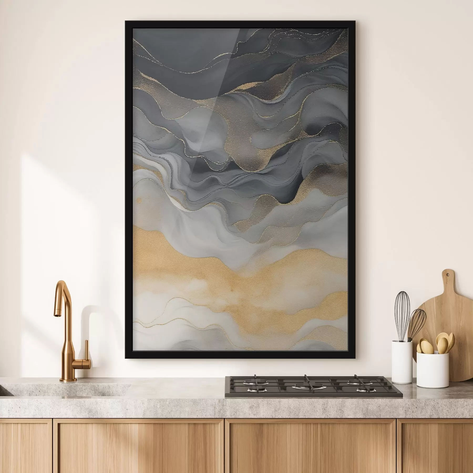 fototapet Lichide, urme de vopsea f47452