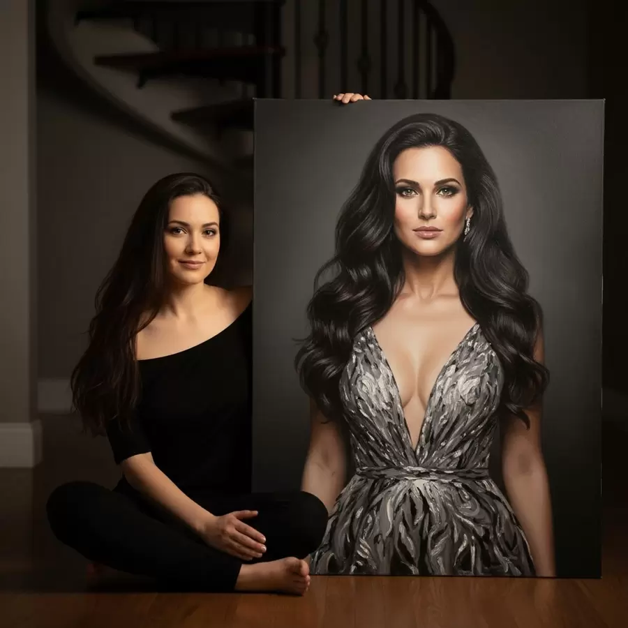 Tablouri Portret mare dintr-o fotografie pentru perete s47160