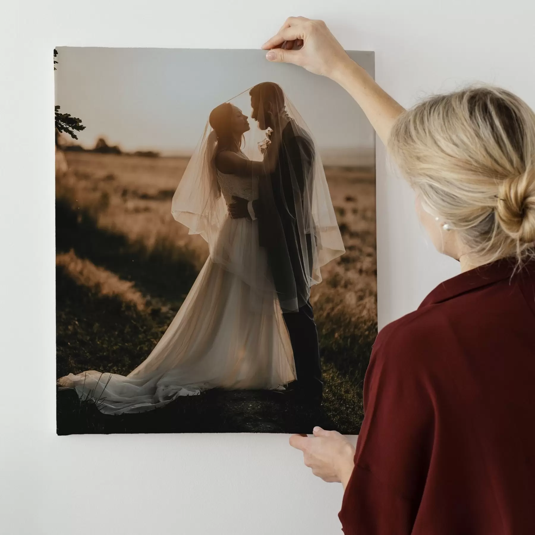 Tablouri Fotografie de nuntă pe pânză s47161