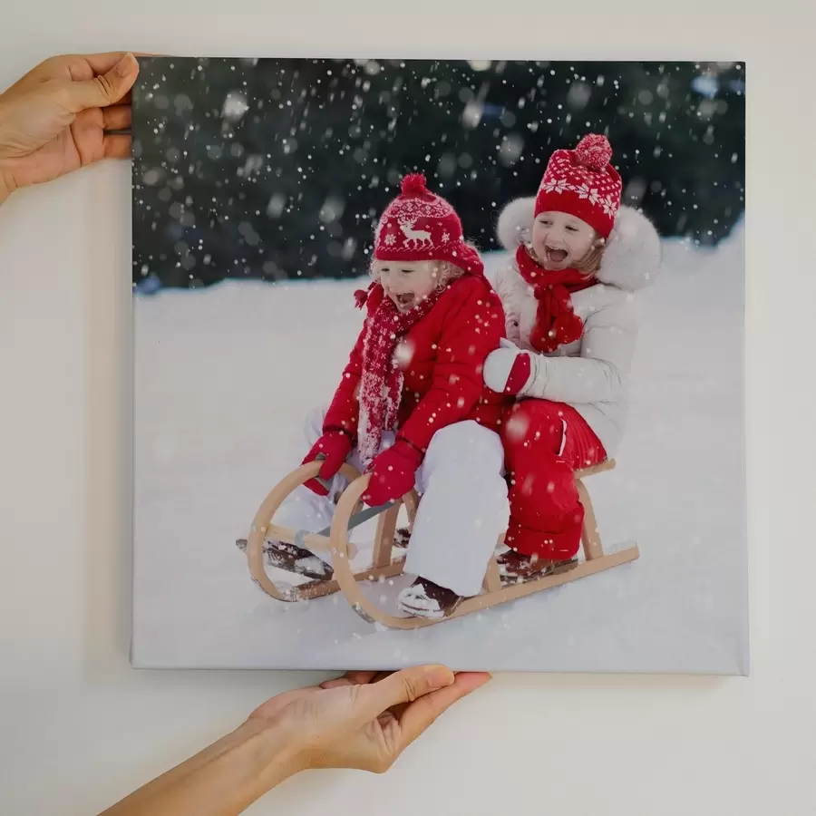 Tablouri O fotografie a copilului dumneavoastră pe pânză s47179