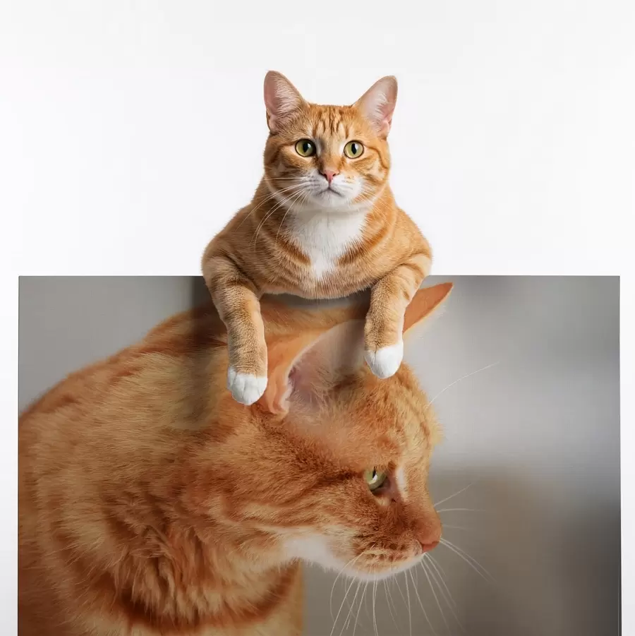 Tablouri Fotografie cu pisica ta pe pânză s47194