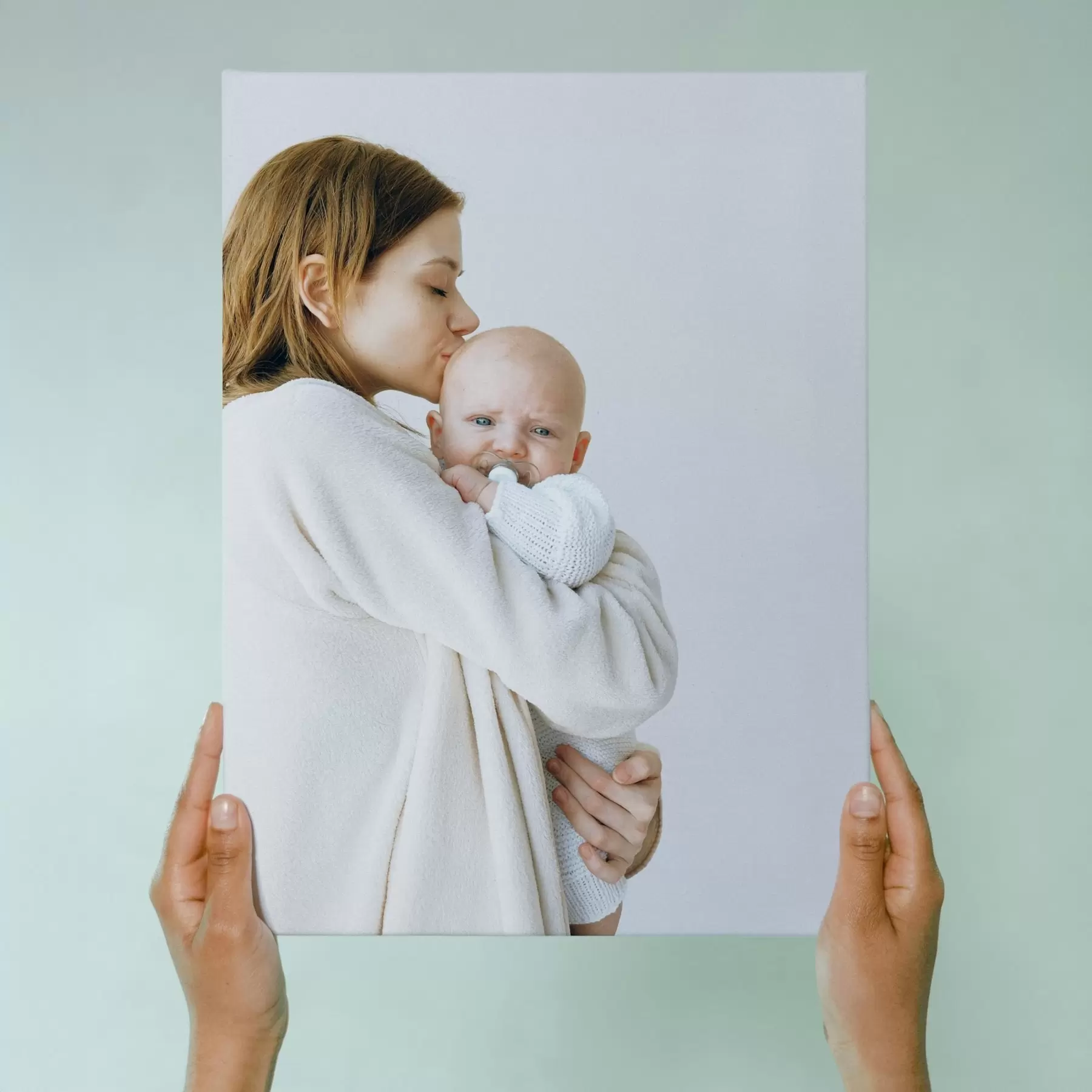 Tablouri O fotografie a copilului dumneavoastră pe pânză s47199