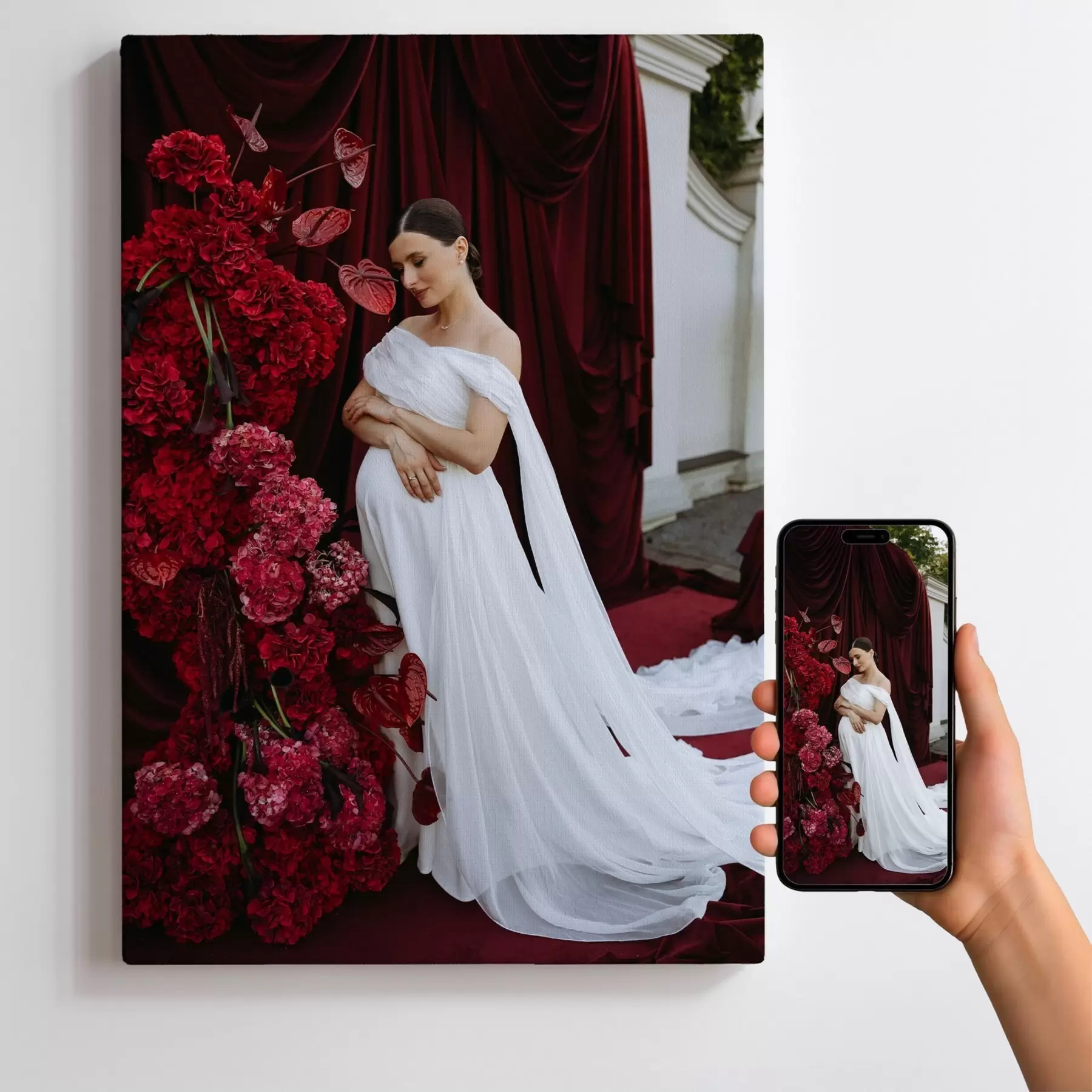 Tablouri Un cadou pentru o fată pe baza fotografiei ei s47201