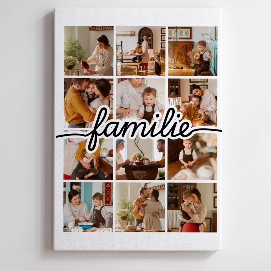 Tablouri Colaj foto de familie pe baza fotografiei tale s47553