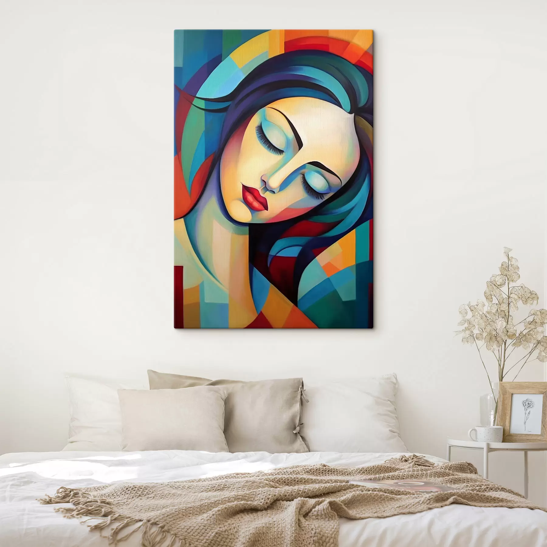 Tablouri Portret abstract al unei fete s47362