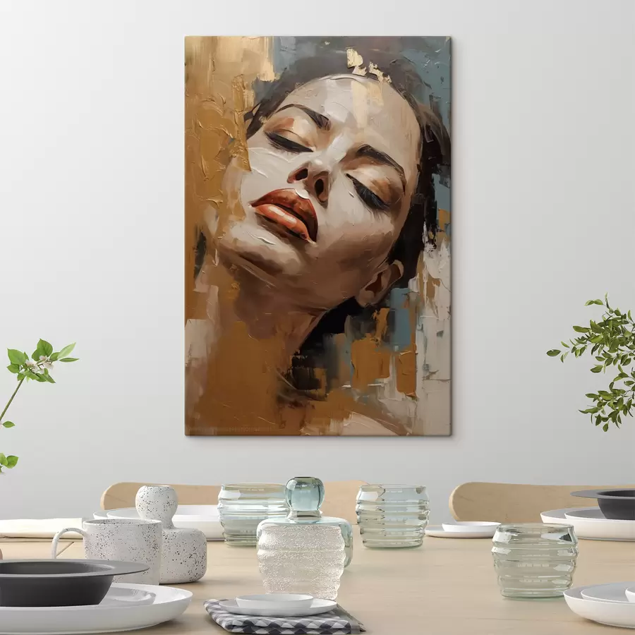 Tablouri Portret abstract al unei fete s47392