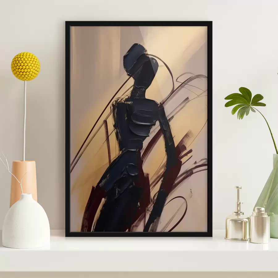 fototapet Siluetă abstractă f47345