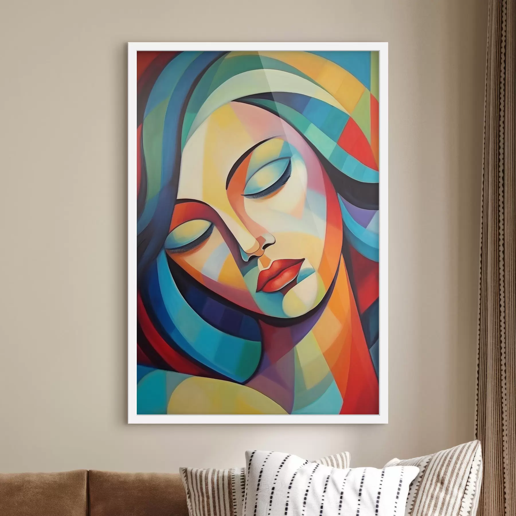 fototapet Portret abstract al unei fete f47363