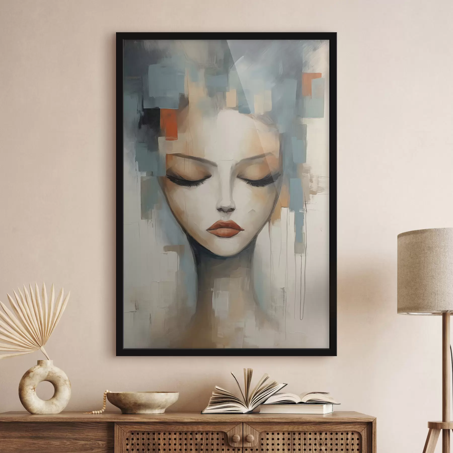 fototapet Portret abstract al unei fete f47364