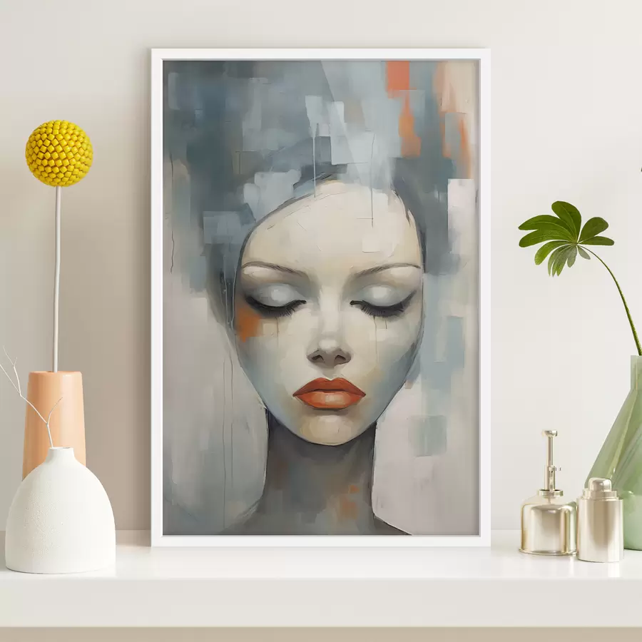 fototapet Portret abstract al unei fete f47365