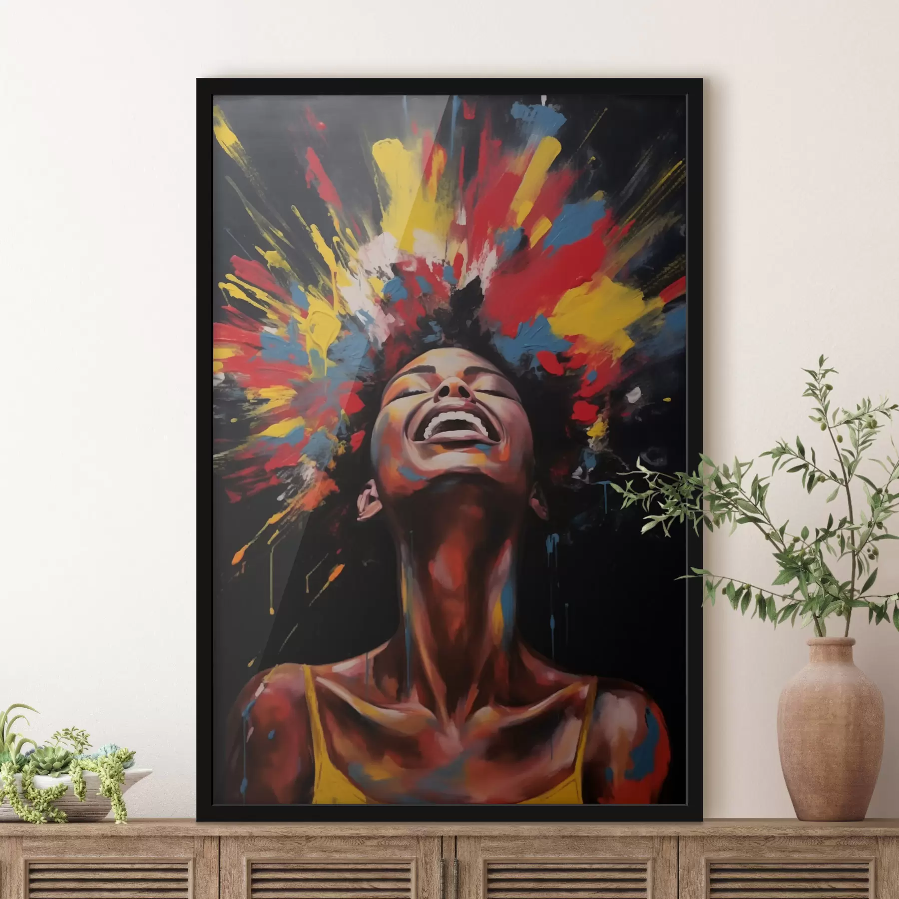 fototapet Explozia colorată de vopsea f47368