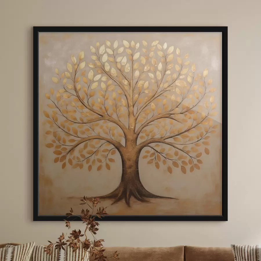 fototapet Leopard într-o eșarfă f47371