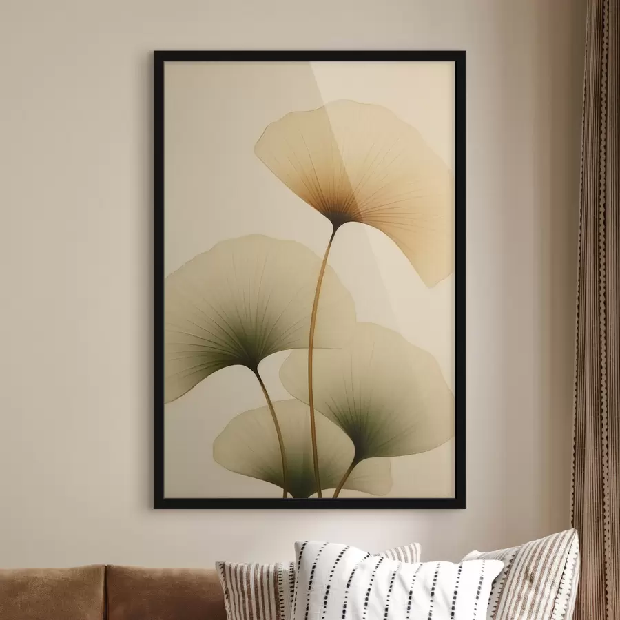 fototapet Frunze de Ginkgo f47398